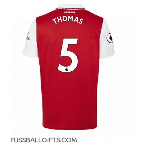 Arsenal Thomas Partey #5 Fußballbekleidung Heimtrikot 2022-23 Kurzarm